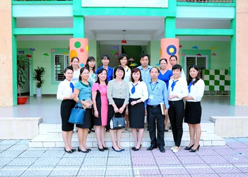 Trường mầm non Thượng Thanh đón đoàn đánh giá Kiểm định chất lượng giáo dục.
